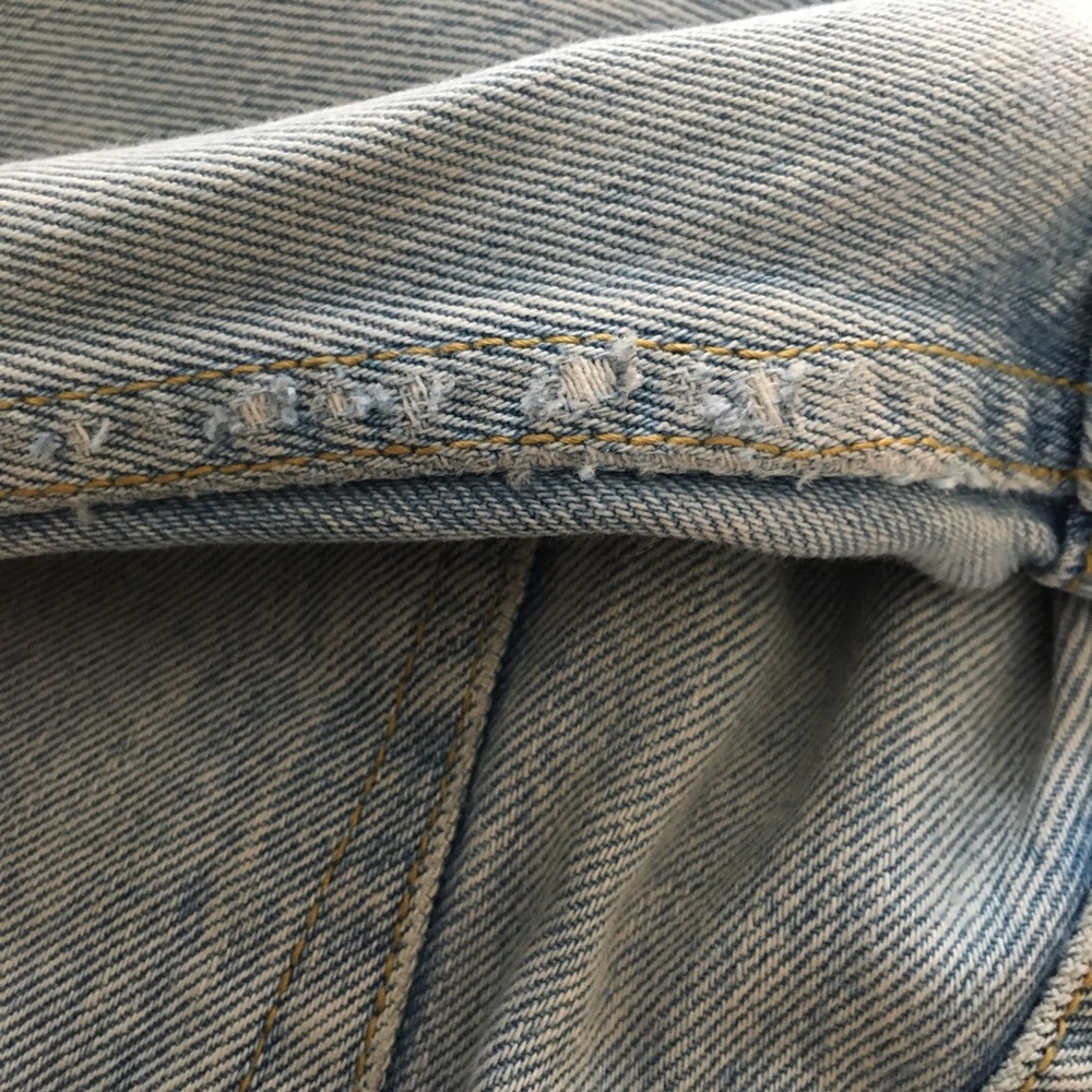 Guess By Georges Marciano High Rise Jeans Sz 32 Straight Leg 100% Cotton Vintage - Picture 11 of 12